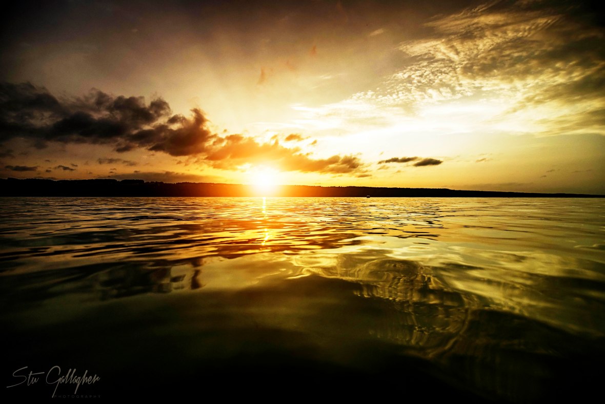 cayuga lake sunset